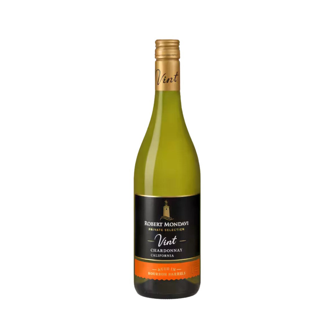 White Wine - Robert Mondavi Private Selection Bourbon Barrel Aged Chardonnay 750ml (ABV 14%)