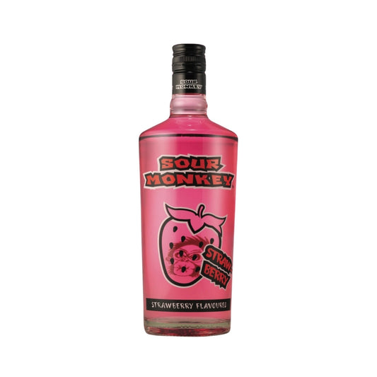 Liqueur - Sour Monkey Sour Strawberry 750ml (ABV 10%)
