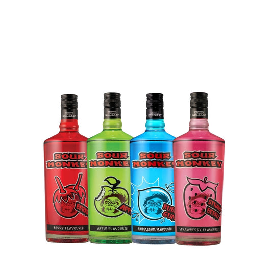 Liqueur - Sour Monkey Strawberry 750ml (ABV 10%)