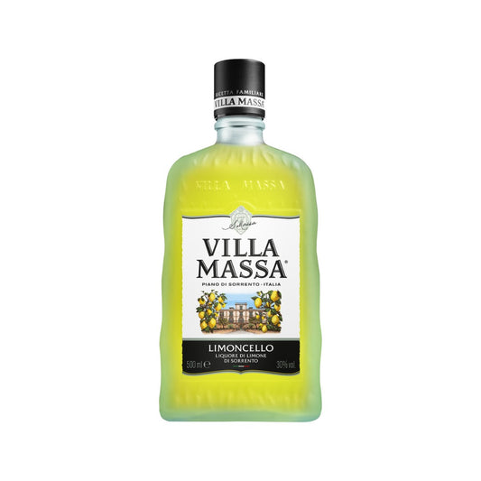 Liqueur - Villa Massa Limoncello Glass Gift Pack 500ml (ABV 30%)