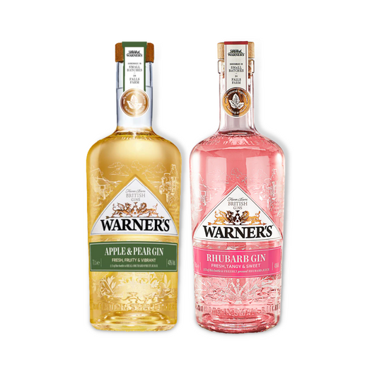United Kingdom Gin - Warner's Apple & Pear Gin 700ml (ABV 40%)
