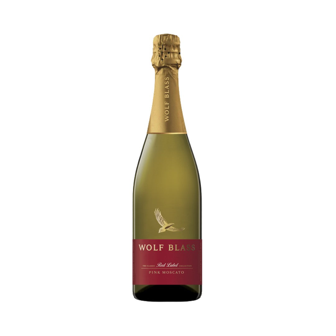 White Wine - Wolf Blass Red Label Pink Moscato 750ml (ABV 7%)
