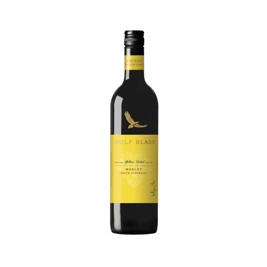Red Wine - Wolf Blass Yellow Label Merlot 750ml (ABV 14%)