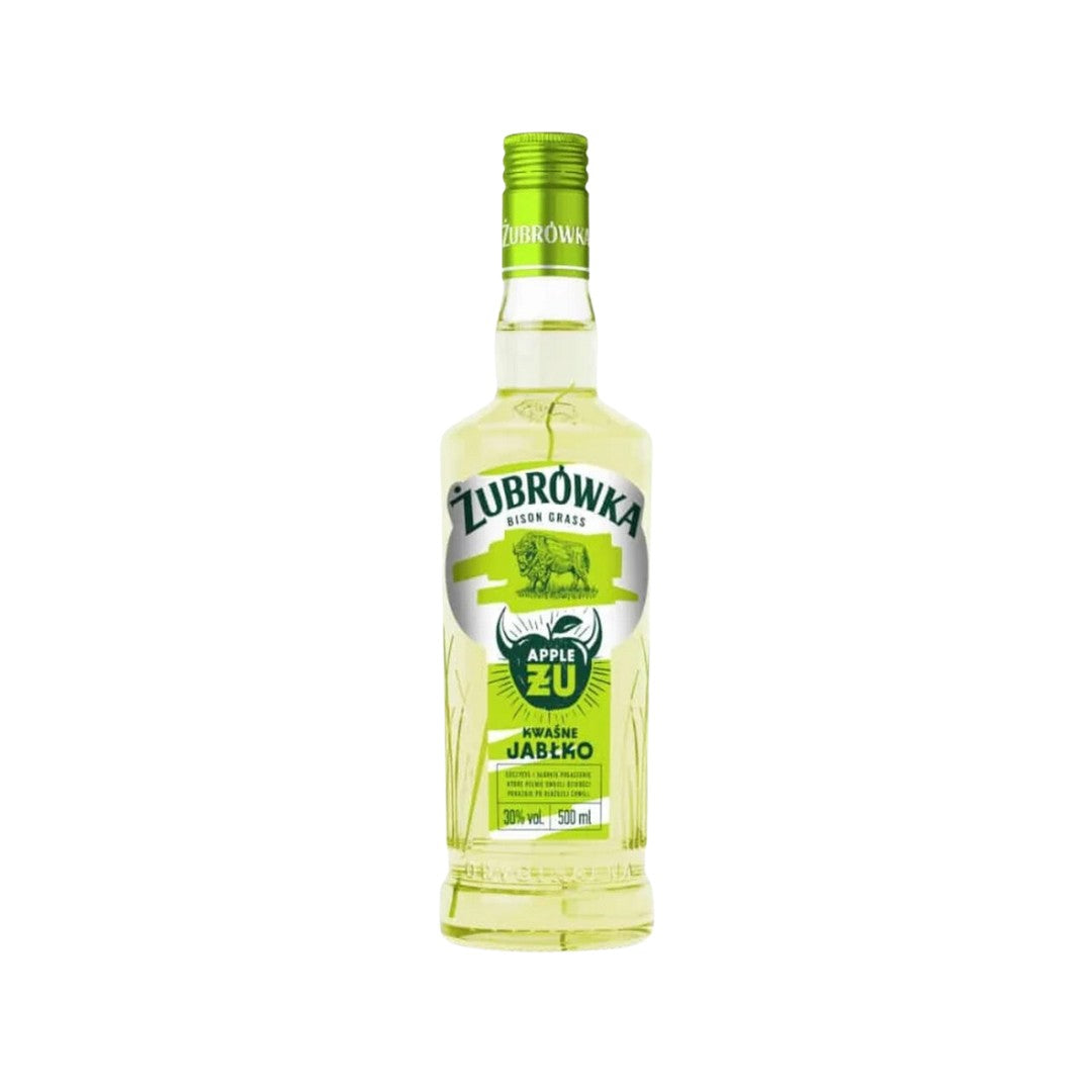 Liqueur - Zubrowka Sour Apple Vodka Liqueur 500ml (ABV 30%)