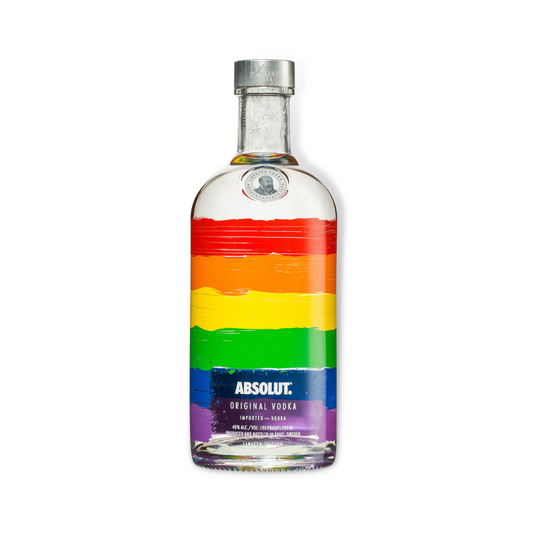 Swedish Vodka - Absolut Rainbow Edition Vodka 700ml (ABV 40%)