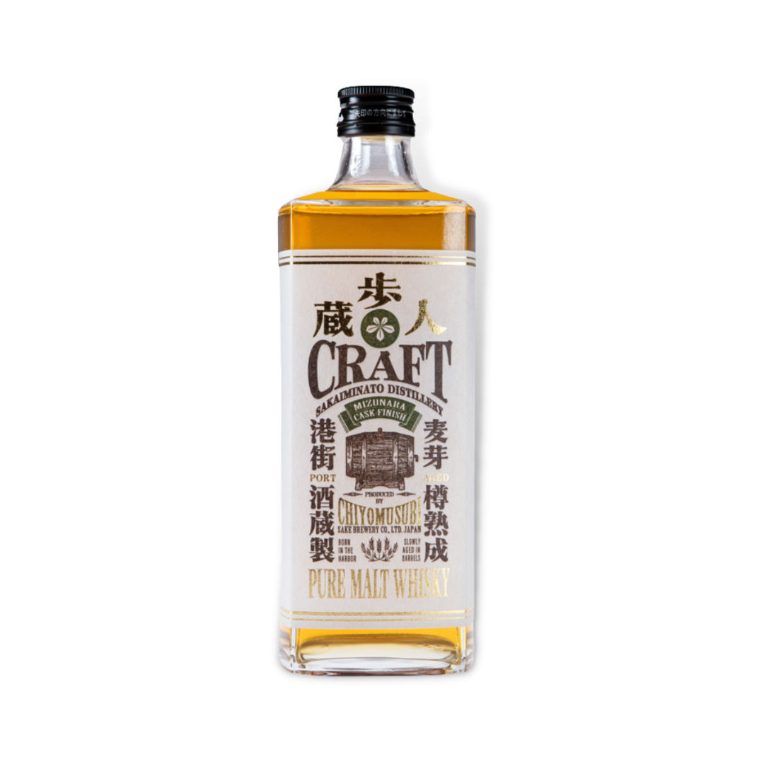 Japanese Whisky - Chiyomusubi Craft Mizunara Cask Pure Malt Whisky 700ml (ABV 40%)