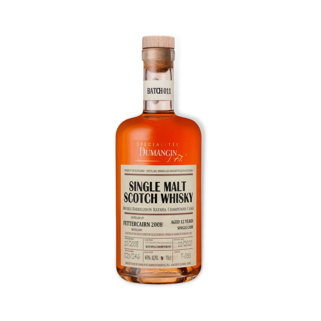 French Whisky - Dumangin Fettercairn 2008 12 Year Old Single Malt Scotch Whisky 700ml (ABV 48%)
