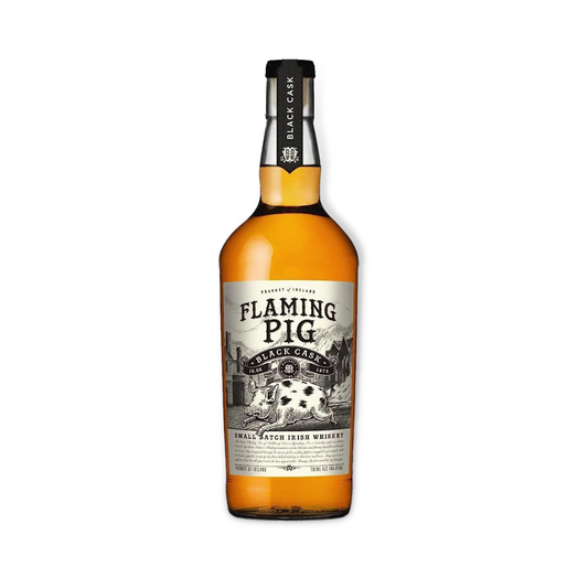 Irish Whiskey - Flaming Pig Black Cask Irish Whiskey 700ml (ABV 40%)
