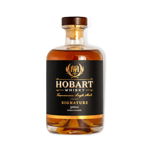 Australian Whisky - Hobart Whisky Signature Tasmanian Single Malt 500ml (ABV 48%)