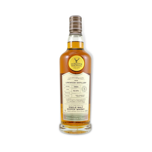 Scotch Whisky - Linkwood 1994 26 Year Old Cask Strength (G&M Connoisseurs Choice) Single Malt Scotch Whisky 700ml (ABV 52.5%)