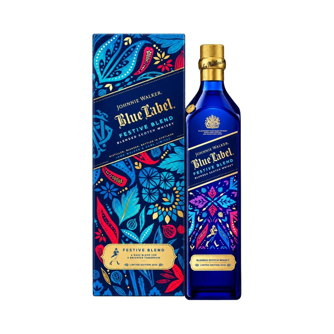 Scotch Whisky - Johnnie Walker Blue Label Diwali Festival Blended Scotch Whisky 700ml (ABV 40%)