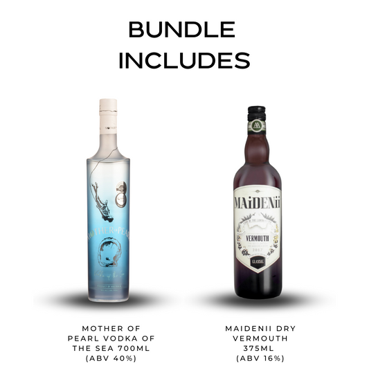 Australian Vodka - Dry Mother of Pearl Vodka of the Sea Martini