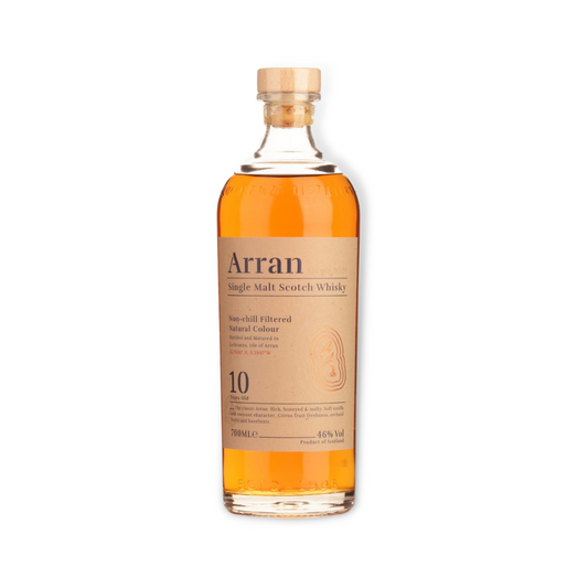 Scotch Whisky - Arran 10 Year Old Single Malt Scotch Whisky 700ml (ABV 46%)