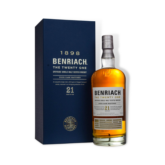 Scotch Whisky - Benriach The Twenty One Speyside Single Malt Scotch Whisky 700ml (ABV 46%)