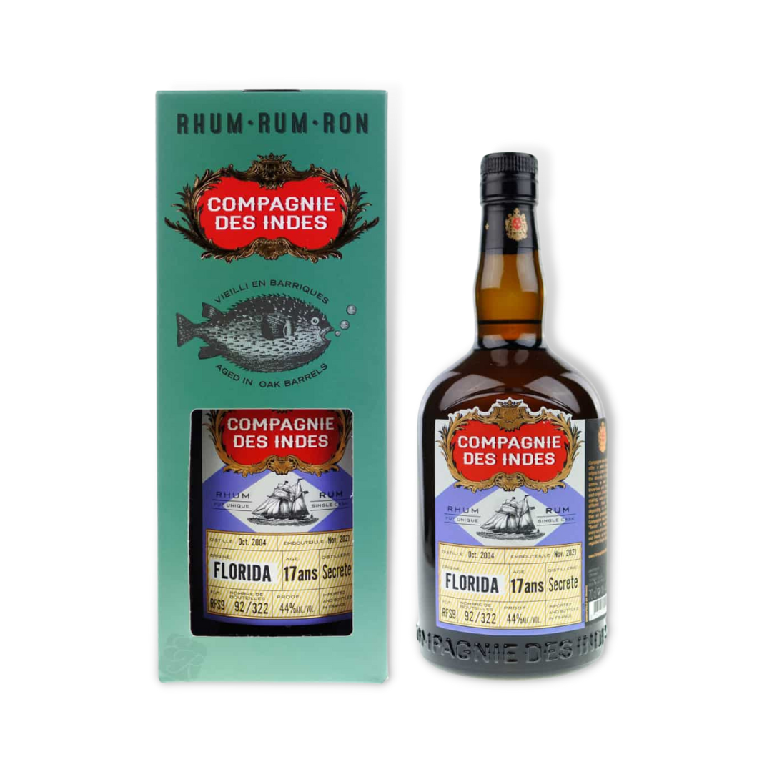 Dark Rum - Compagnie des Indes Florida 17 Year Rum 700ml (ABV 44%)