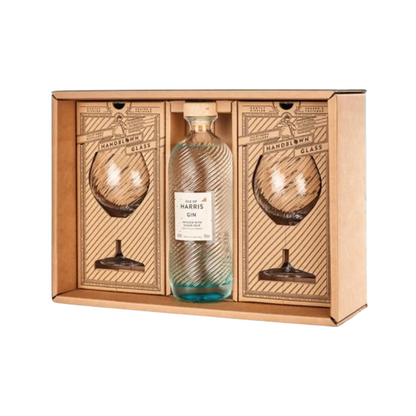 Scottish Gin - Isle of Harris Gin & Copa Gift Set 700ml (ABV 45%)