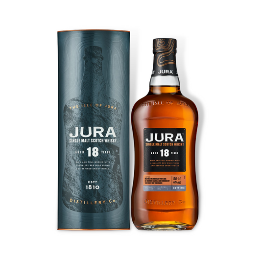 Scotch Whisky - Isle of Jura 18 Year Old Single Malt Scotch Whisky 700ml (ABV 44%)