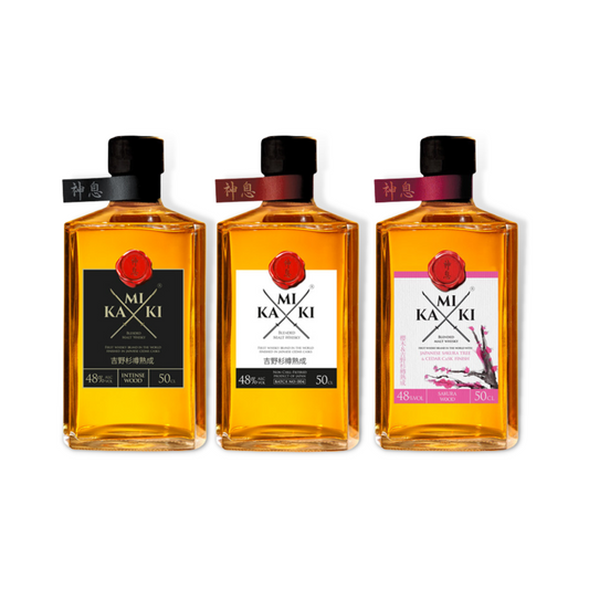 Japanese Whisky - Kamiki Intense Wood Japanese Blended Malt Whisky 500ml (ABV 48%)