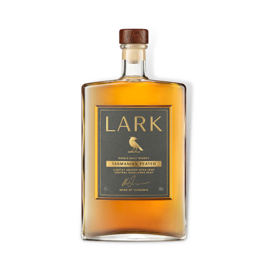 Australian Whisky - Lark Tasmanian Peated Single Malt Whisky 500ml / 100ml (ABV 46%)
