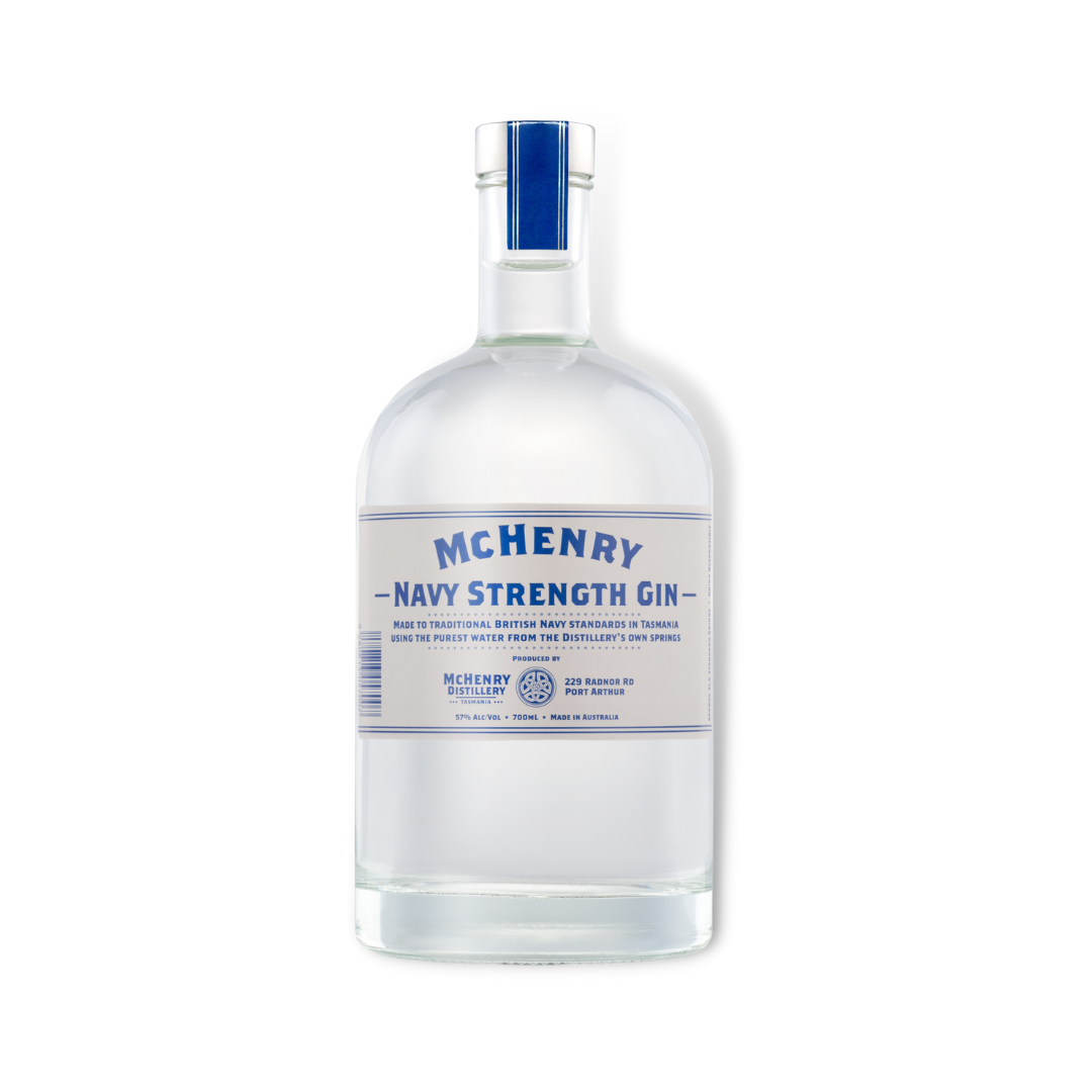 Australian Gin - McHenry Navy Strength Gin 700ml (ABV 57%)