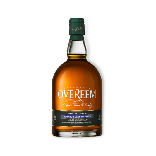 Australian Whisky - Overeem Bourbon Cask Tasmanian Single Malt Whisky 700ml (ABV 43%)