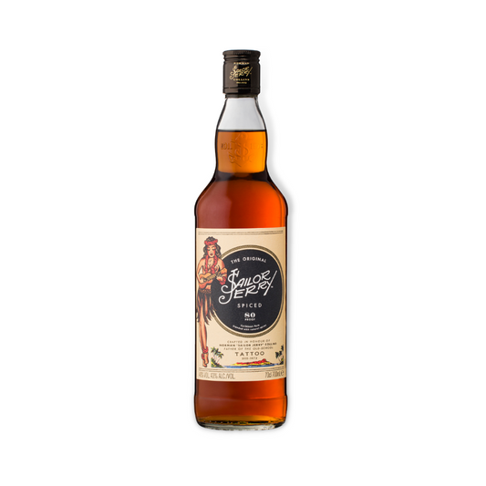 Spiced Rum - Sailor Jerry Spiced Rum 1ltr / 700ml (ABV 40%)