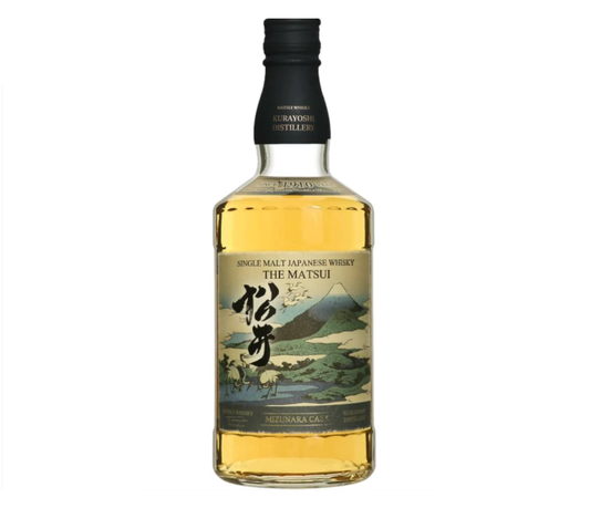 Japanese Whisky - The Matsui Mizunara Cask Single Malt Japanese Whisky 700ml (ABV 48%)