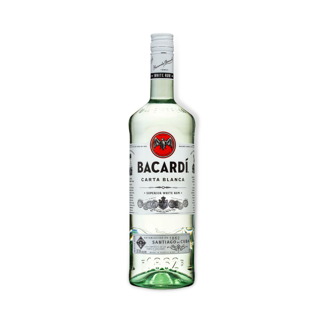 White Rum - Bacardi Carta Blanca Rum 1ltr / 700ml / 375ml (ABV 37.5%)