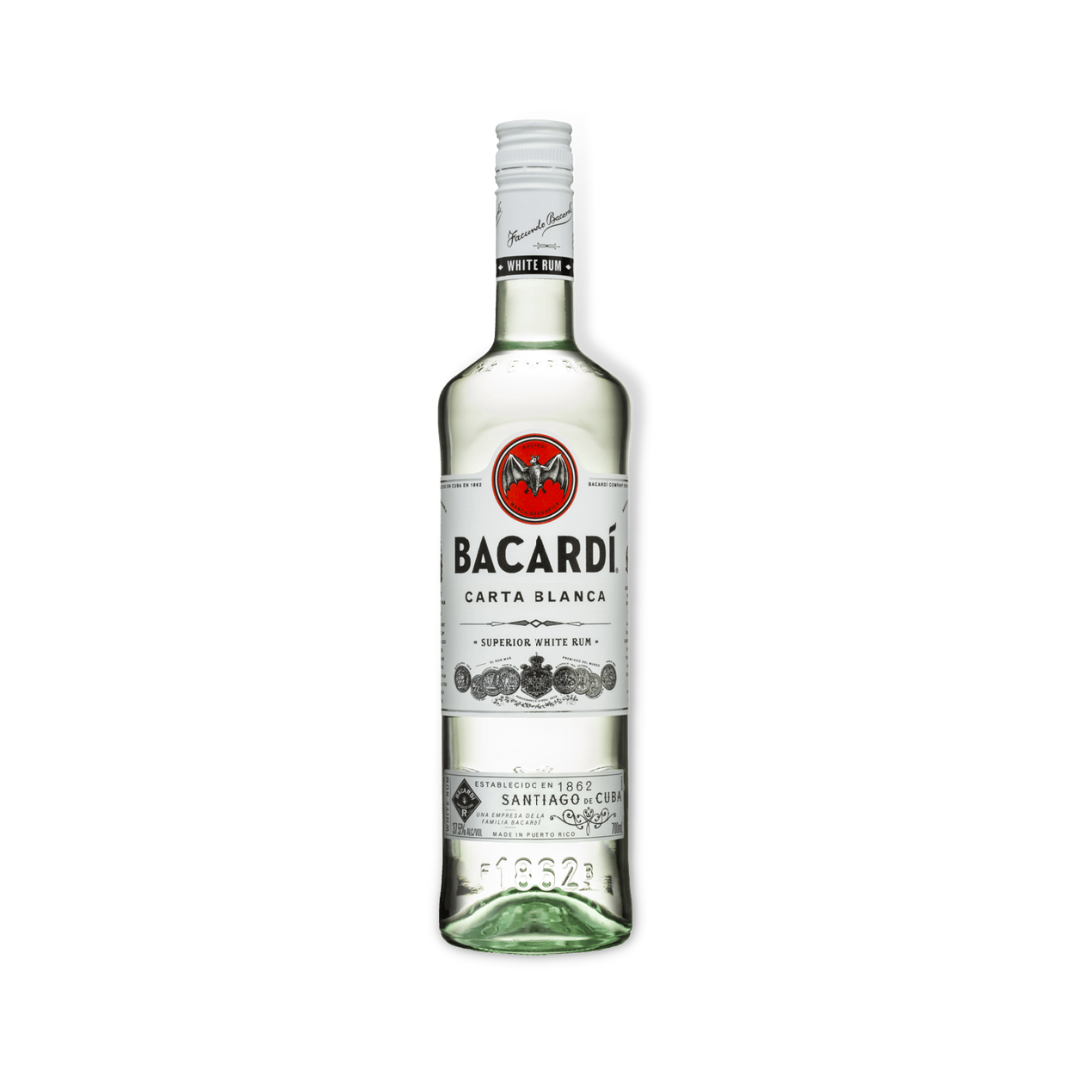 White Rum - Bacardi Carta Blanca Rum 1ltr / 700ml / 375ml (ABV 37.5%)