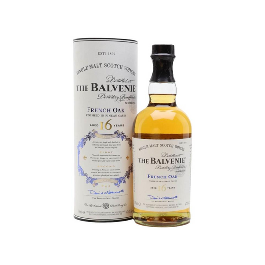 Whiskey - Balvenie French Oak 16 Year Old Single Malt Scotch Whisky 700ml (ABV 47.6%)