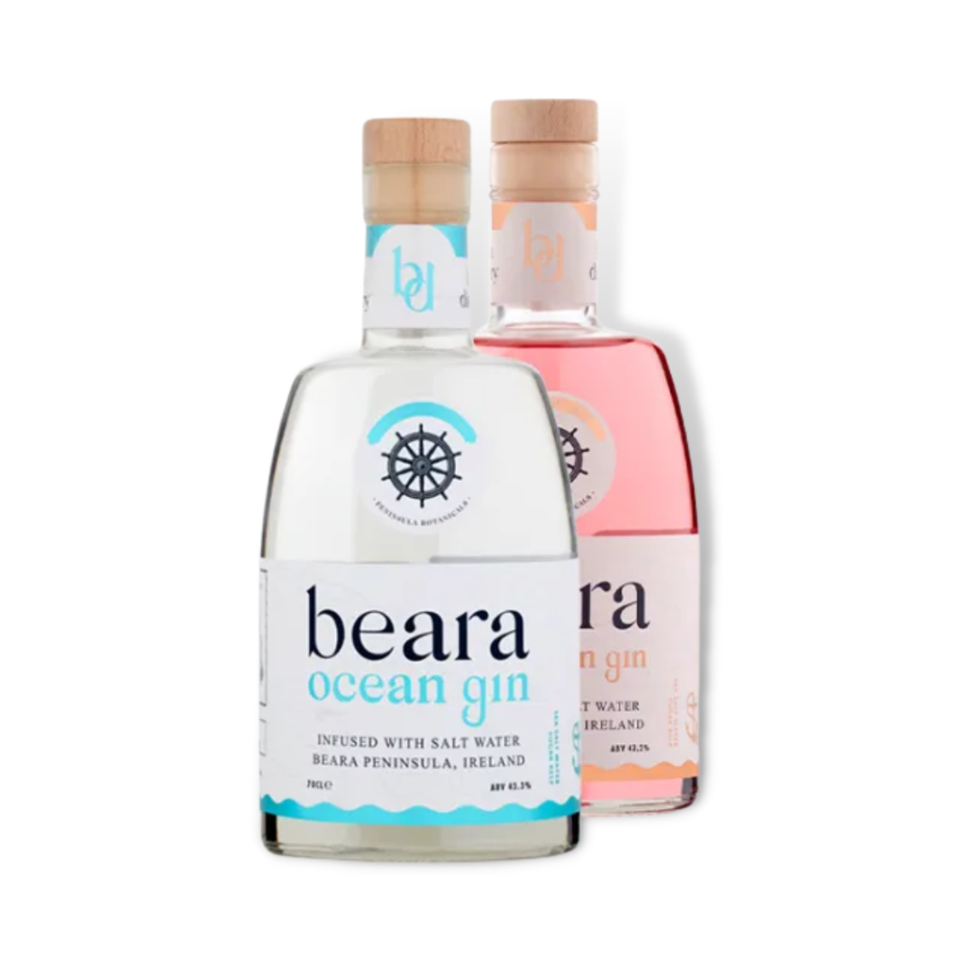 Irish Gin - Beara Pink Ocean Gin 700ml (ABV 42.2%)
