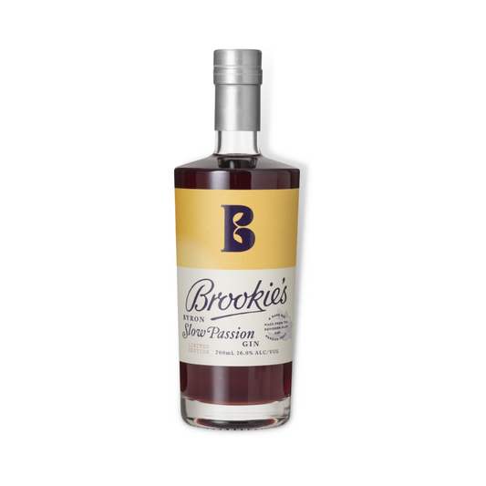 Australian Gin - Brookie's Byron Slow Passion Gin 700ml (ABV 26%)
