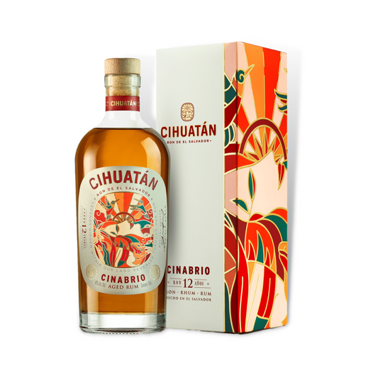 Dark Rum - Cihuatan Cinabrio 12 Year Old Rum 700ml (ABV 40%)