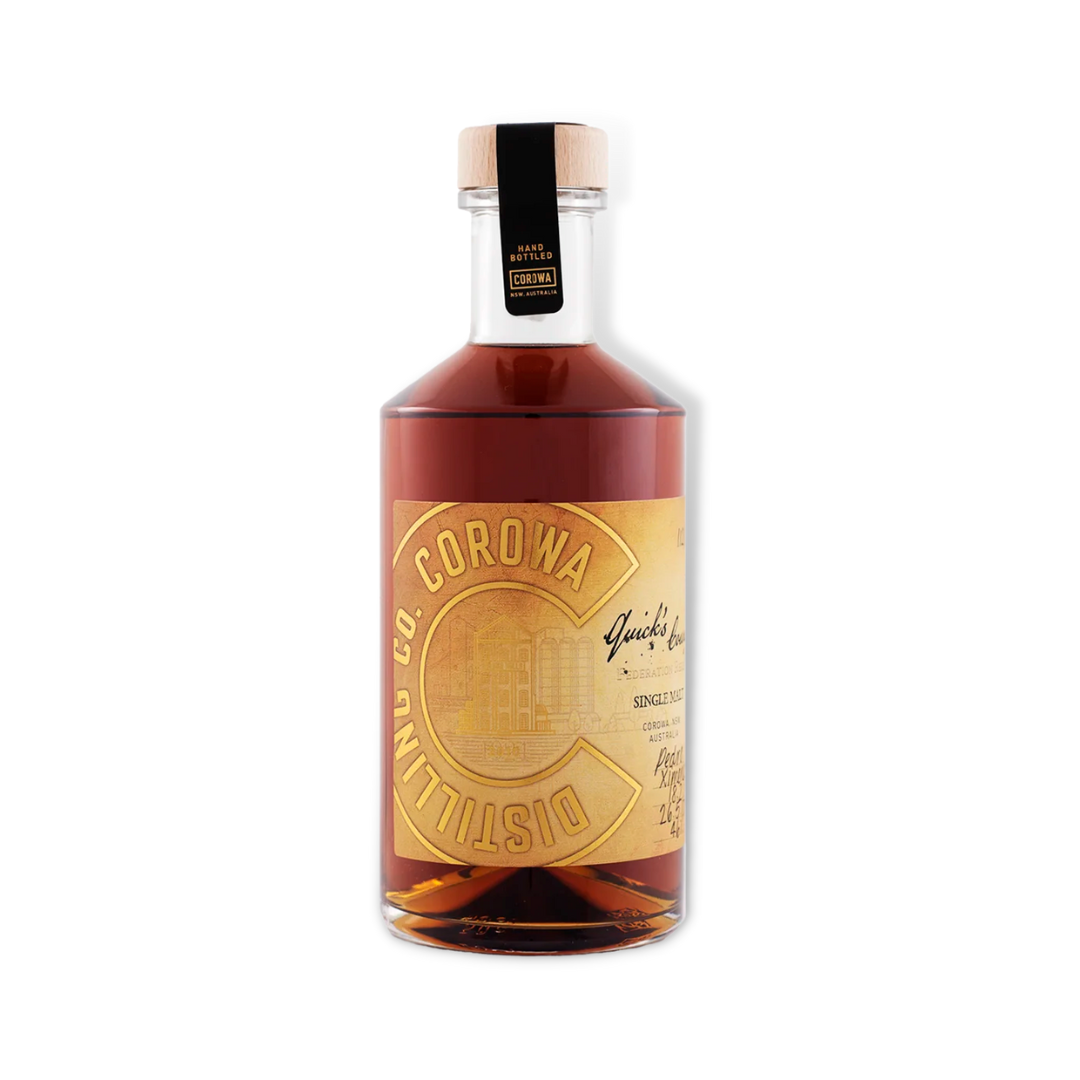 Australian Whisky - Corowa Quick's Courage Australian Single Malt Whisky 500ml (ABV 46%)