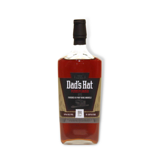 American Whiskey - Dad's Hat Rye Port Wine Finish Whiskey 700ml (ABV 47%)