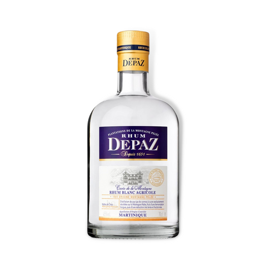 White Rum - Depaz Montagne Pelee Blanc Rum 700ml (ABV 45%)