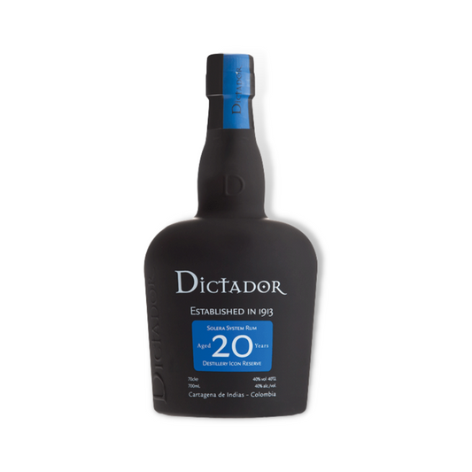 Dark Rum - Dictador 20 Year Old Rum 700ml (ABV 40%)