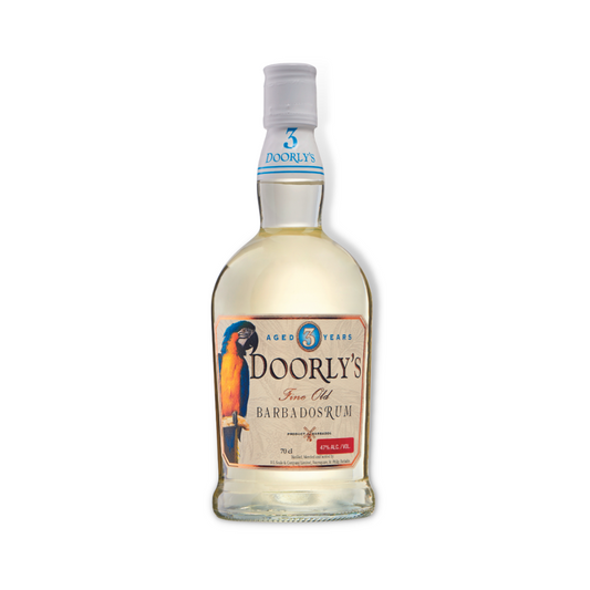 White Rum - Doorly's 3 Year Old White Rum 700ml (ABV 47%)