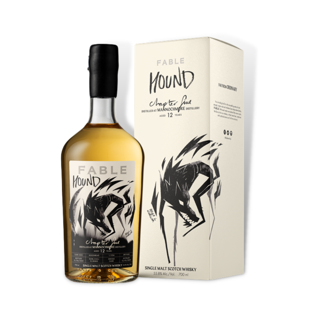 Scotch Whisky - Fable Chapter Five Mannochmore 2009 12 Year Old Single Malt Scotch Whisky 700ml (ABV 55.5%)