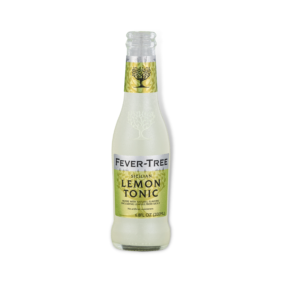 Tonic Water - Fever Tree Sicilian Lemon Tonic Water 200ml (Pack of 4)