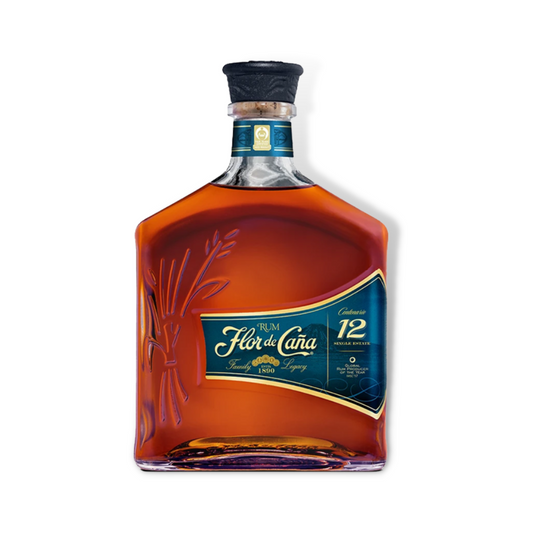 Dark Rum - Flor de Cana 12 Year Old Centenario Rum 700ml (ABV 40%)