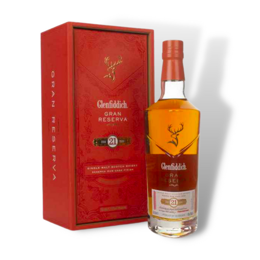 Scotch Whisky - Glenfiddich Gran Reserva 21 Year Old Single Malt Scotch Whisky 700ml (ABV 40%)