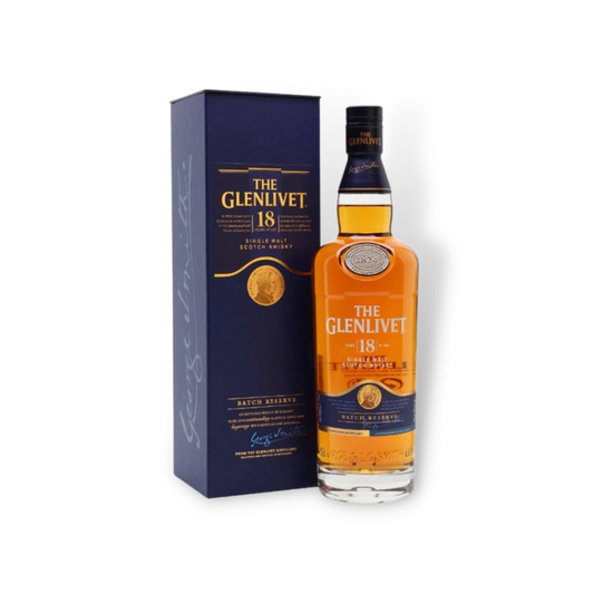 Scotch Whisky - The Glenlivet 18 Year Old Single Malt Scotch Whisky 700ml (ABV 40%)