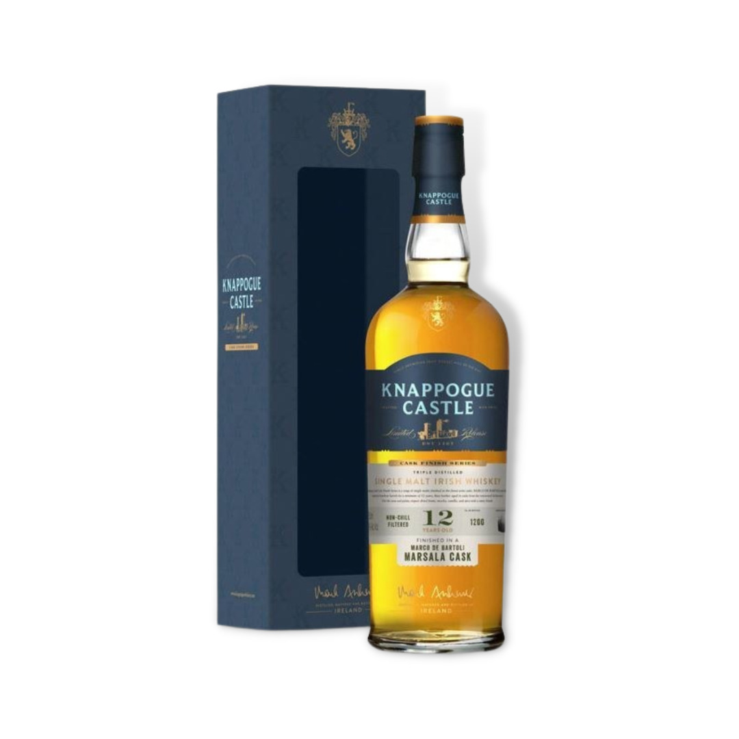 Irish Whiskey - Knappogue Castle 12 Year Old Marsala Cask Single Malt Irish Whiskey 700ml (ABV 46%)