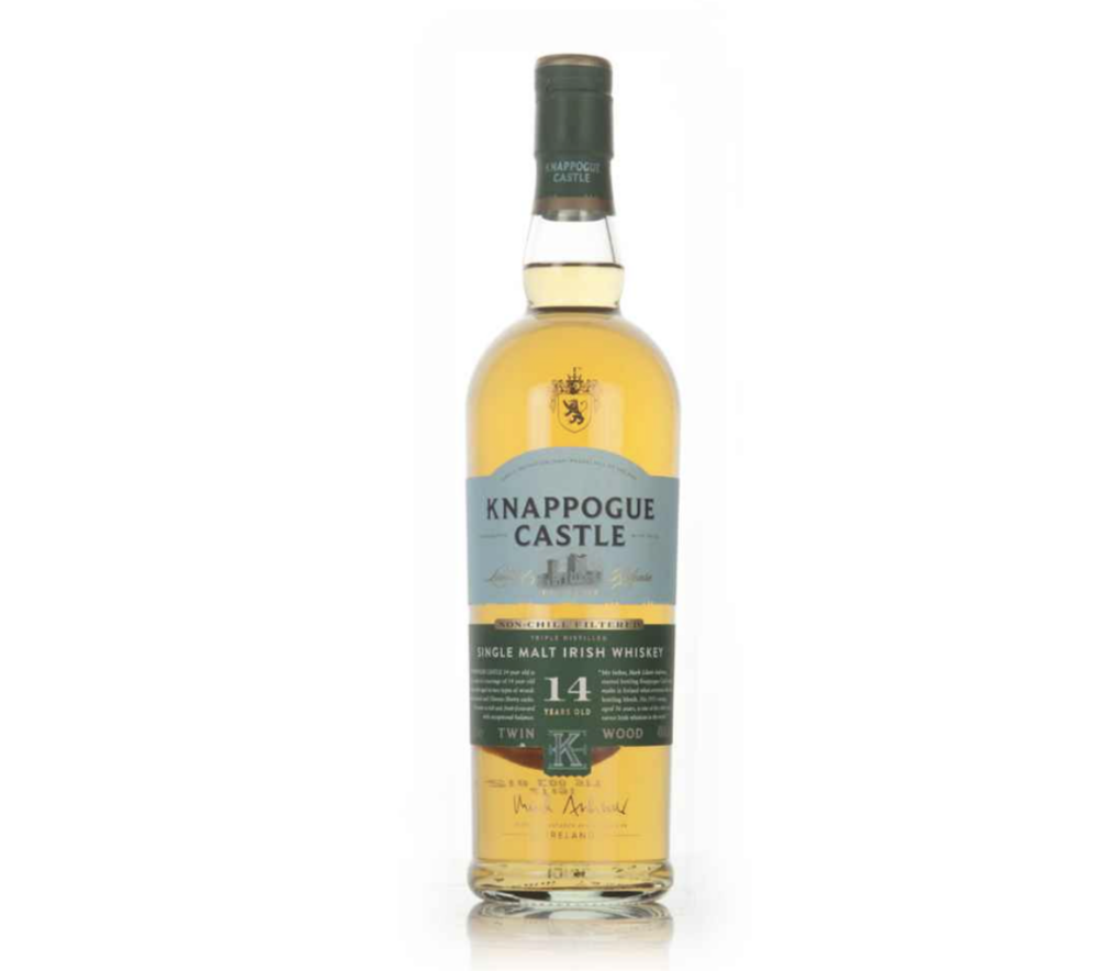 Irish Whiskey - Knappogue Castle 14 Year Old - Twin Wood Single Malt Irish Whiskey 700ml (ABV 46%)