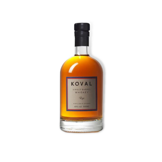 American Whiskey - Koval Rye Single Barrel Whiskey 500ml (ABV 40%)