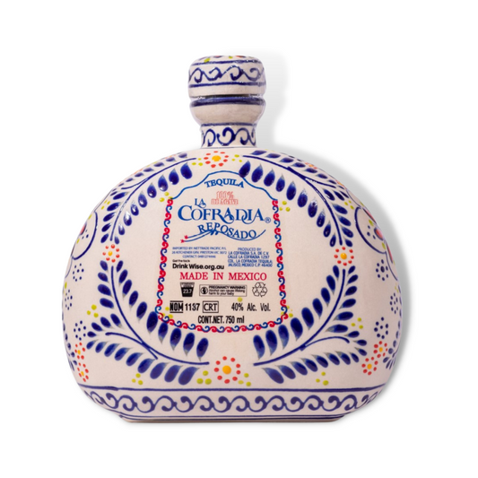 Reposado - La Cofradia Talavera Reposado Tequila 750ml (ABV 40%)