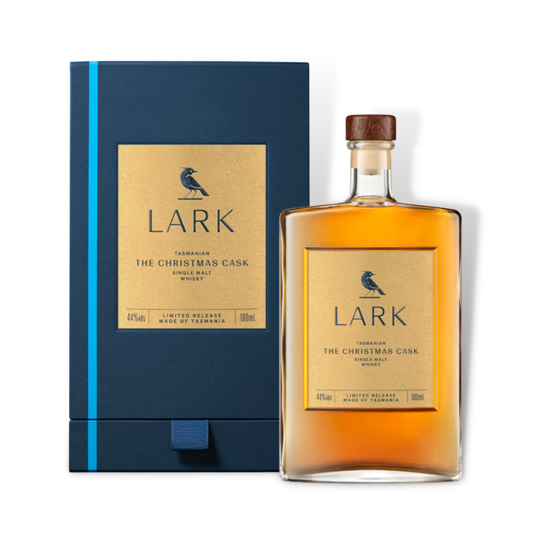 Australian Whisky - Lark The Christmas Cask Single Malt Whisky 2022 Limited Release 500ml / 100ml (ABV 44%)