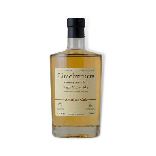 Australian Whisky - Limeburners American Oak Western Australian Single Malt Whisky 700ml (ABV 43%)