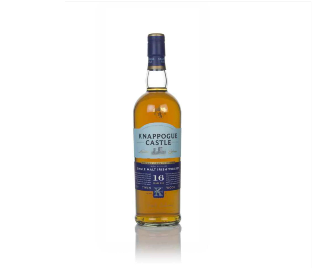 Irish Whiskey - Knappogue Castle 16 Year Old Twin Wood Single Malt Irish Whiskey 700ml (ABV 40%)